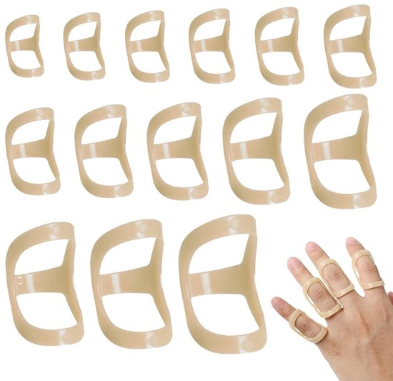Duurzame duimspalk voor alle vingers, ideaal bij verstuikingen, artritis en hamerteen, biedt optimale ondersteuning en comfort