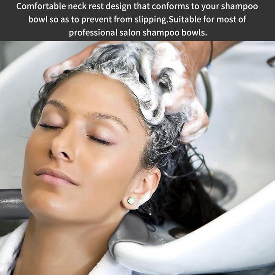 Duurzame Zachte Siliconen Haarcushion voor Kappers, Neksteun voor Haarwasbak en Shampoo Bowl