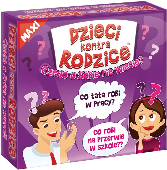 Dzieci kontra Rodzice Czego o sobie nie wiecie