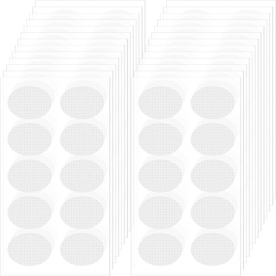 Earlobe Support Patches voor Oorbellen - Transparante Stickers voor Zware Oorbellen, Onzichtbare Stabilisatie voor Oorlellen, 600 Stuks