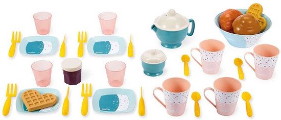 Ecoiffier Ontbijt Speelset in Opbergbox, 35dlg. van Ecoiffier