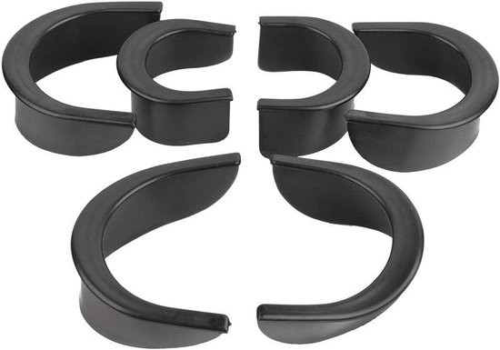 EGoods - Pocket Liners voor pooltafel, slijtvaste rubberen biljart hole liners voor buitenvermaak, set van 6 accessoires voor professionals en recreatieve spelers. van Merkloos