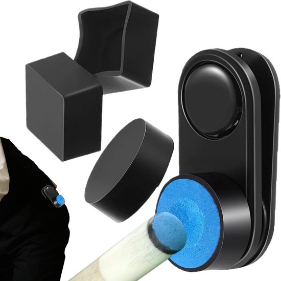 EGoods - Professionele magnetische krijthouder voor biljartkeu, duurzaam en stil, handig accessoire voor pooltafel met magnetische werking. van egoods