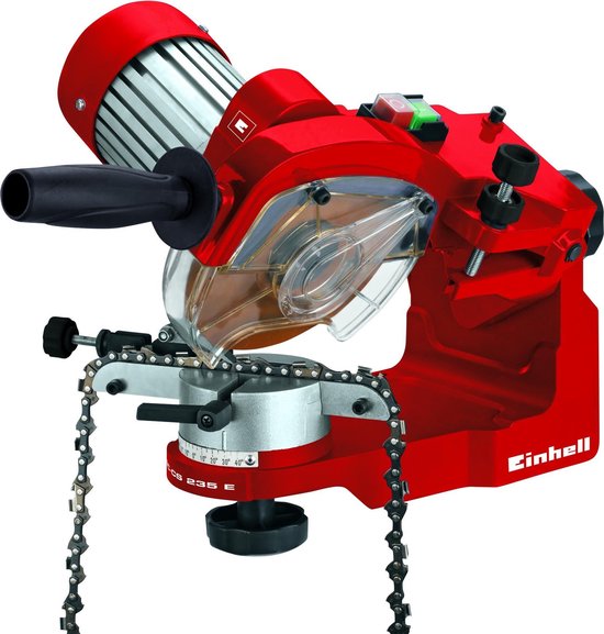 Einhell Kettingslijper GC-CS 235 E - 235 W - 3.000 t/min - Ø145x22x3,2 mm - Afstelhoek 40˚ naar links en rechts - Incl. 1x Slijpschijf van Einhell