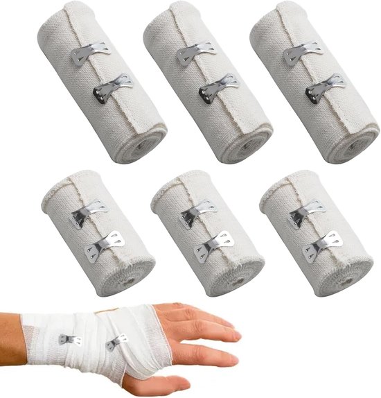 Elastische bandage voor ondersteuning van polsen, enkels en knieën - ideaal voor sport en herstel