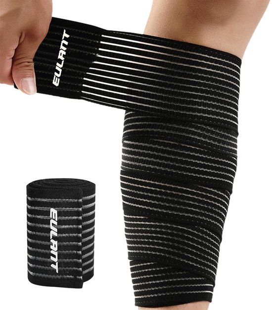 Elastische Compressiebandage 180cm voor Elleboog, Knie, Enkel en Bovenbeen - Ondersteuning voor Sport en Herstel