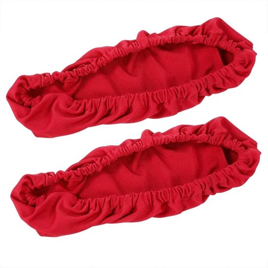 Elastische en Rekbare Armleuninghoezen voor Kantoorstoelen - Set van 2 - Verwijderbare Bescherming in Rood