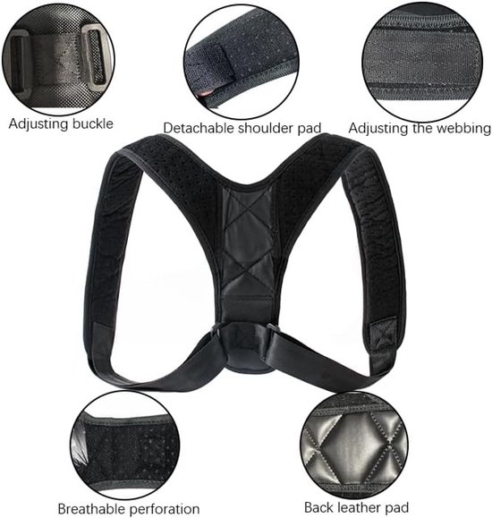 Ergonomische Houdingscorrector voor een Gezonde Rughouding - Rugsteun en Stretcher voor Mannen en Vrouwen