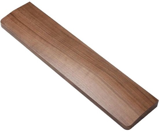 Ergonomische houten polssteun voor 87-toetsenbord - antislip en comfortabel