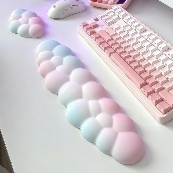 Ergonomische Polssteun van Geheugenfoam voor Toetsenbord - Comfortabel en Ondersteunend