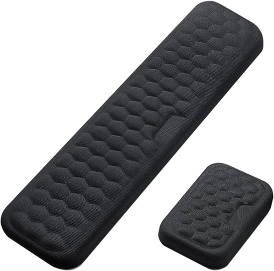 Ergonomische polssteun voor toetsenbord en muis, verstelbare polssteun voor optimaal comfort en ondersteuning