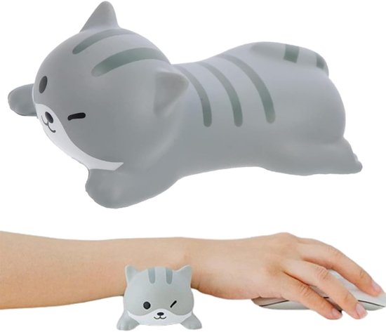 Ergonomische Polssteun voor Toetsenbord en Muis, Zacht en Comfortabel, Ondersteuning bij Polspijn en Vermoeidheid