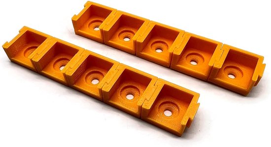 eXODA 10x Houder Wago Type 221-413 3-polige stekkerhouders Set voor veelzijdige elektrische verbindingen hoge flexibiliteit in installatie van draden tot 4mm²