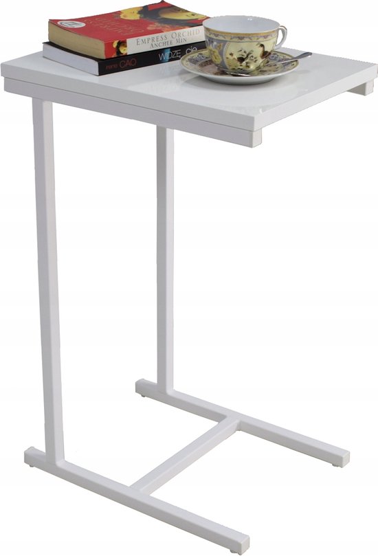 FutuStal EKO - Bijzettafel - Biały Mat - Biały Połysk van Merkloos