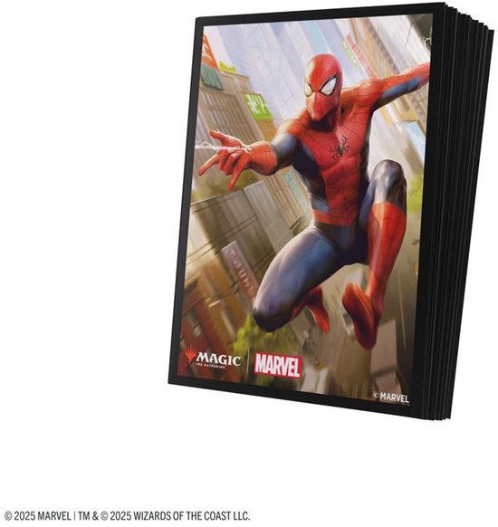 Gamegenic kaartenhoesjes Spider-Man Magic: The Gathering premium sleeves.