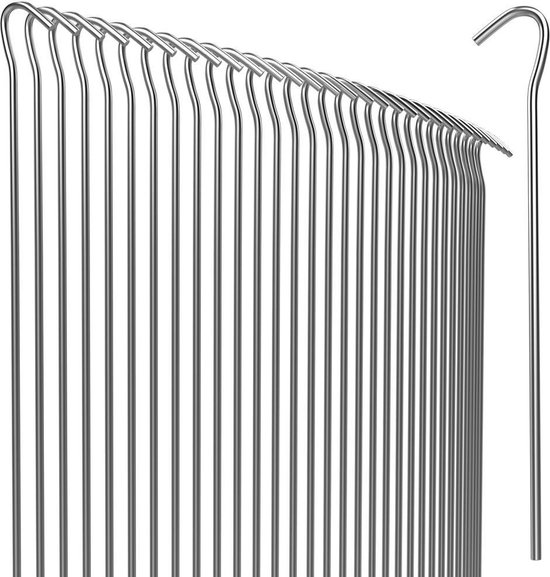 Gardebruk Haringen Set van 100 Gegalvaniseerd Staal lxØ 200x3,5mm van Gardebruk