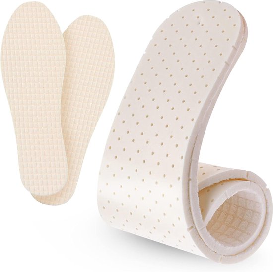 Geheugenfoam Inlegzolen voor Demping en Comfort, Dunne Schoeninlegzolen voor Mannen en Vrouwen, Verminder Voetpijn en Verhoog Ondersteuning in Sneakers en Laarzen