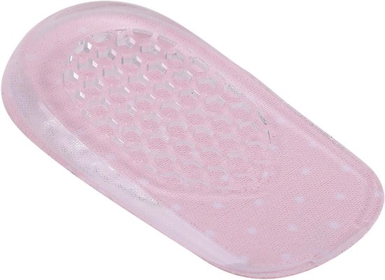 Gel Booster Inlegzolen voor Hielondersteuning, Verhoogde Schoeninleg, Comfortabele Voetbescherming voor Dagelijks Gebruik, 1 Paar (1.5 cm Roze/Groen)