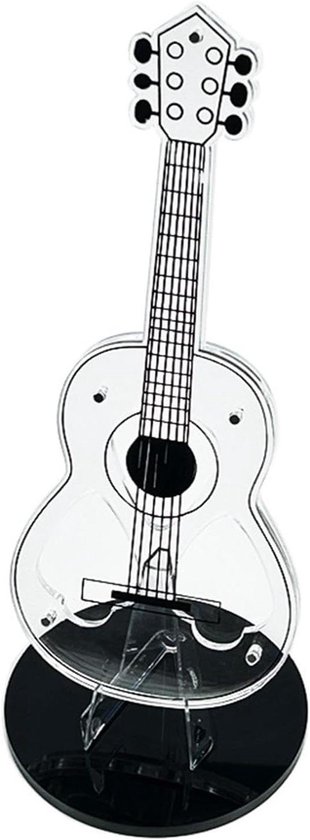 Gitaar Plectrum Houder - Plectrum Opslag - Plectrums Presenteren - Slank Acryl Ontwerp - 9x9x23cm - Transparant