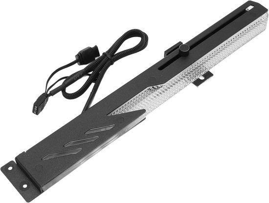 GPU Steunbeugel voor Desktop Grafische Kaarten, ARGB 3 Pin en 4 Pin Slider, Ondersteuning voor Videokaarten en Stabiliteit
