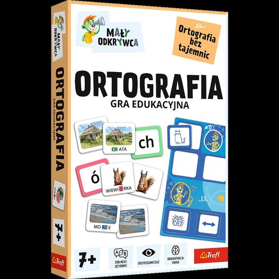 Gra Ortografia Mały odkrywca rodzina treflików 02803