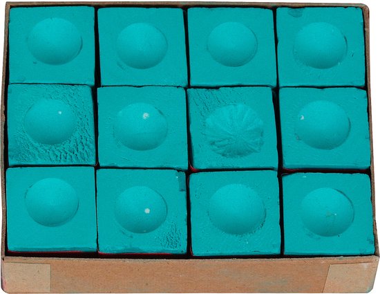 Green Triangle Chalk 12pcs van Master Cue