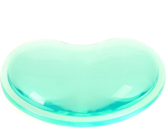 Grote Ergonomische Polssteun van Gel voor Muizen, 13cm x 8cm, Anti-Vermoeidheid, Comfortabel en Hygiënisch, Transparant en Flexibel Design