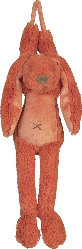 Happy Horse Konijn Richie Muziekknuffel - Oranje - Baby cadeau van Happy Horse