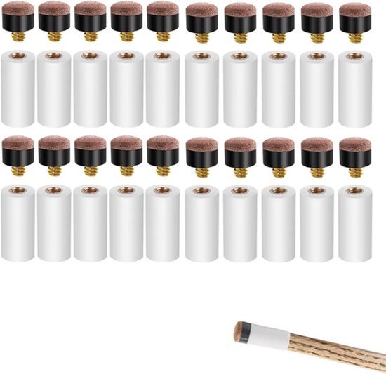 Harde Biljartkeu Punten 12 mm - Set van 20 Stuks