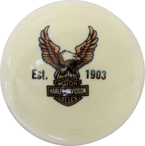 Harley-Davidson Bar & shield eagle cue ball van Merkloos