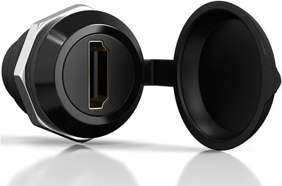 HDMI Paneelconnector (Vrouwelijk-Vrouwelijk) voor 4K Resolutie – Geschikt voor TV, Monitor en Projector, Hoogwaardige Beeldoverdracht en Eenvoudige Installatie
