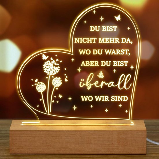 Herinneringsgeschenk voor rouwenden, troostgeschenk bij verlies, steun voor nabestaanden en eerbetoon aan de overledene