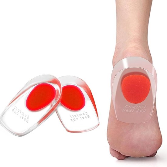 Hielkussens voor Dames en Heren, Gelkussens voor Extra Comfort en Ondersteuning, Rood (L: 40-45)