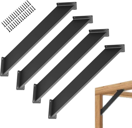 Hoekhouder set van 4 stuks voor 45 graden, stevige houten hoeksteunen, ideaal voor meubels en decoratie