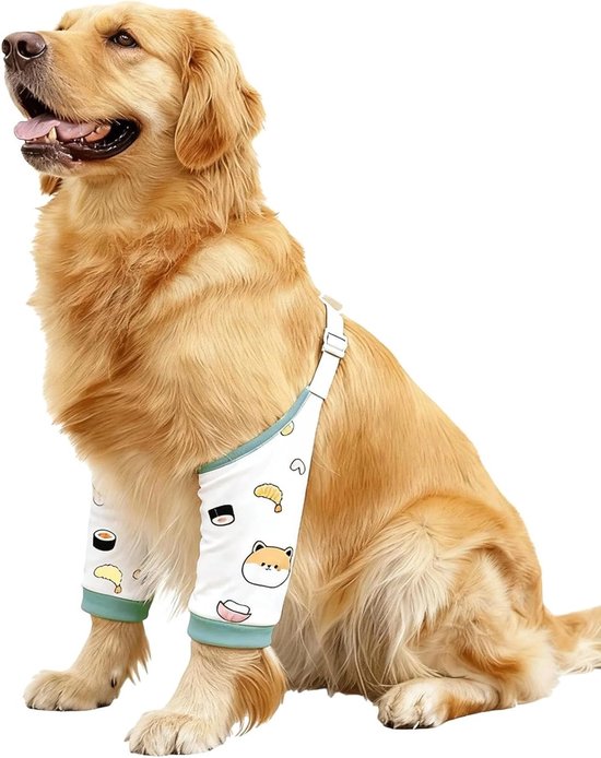 Hondenarmsteun voor Herstel, Ademend Meskussen voor Gewrichtsbescherming, Ondersteuning bij Wondgenezing en Letselherstel voor Middelgrote en Grote Honden
