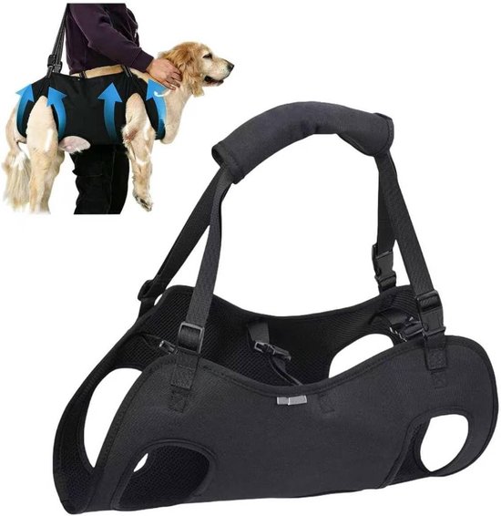 Hondenhulpmiddel voor Grote Honden - Draagharnas voor Ondersteuning, Rehabilitatie en Mobiliteit van Zieke of Oudere Honden
