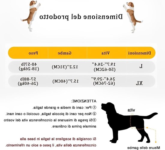Hondentuig voor Lifting, Hulpharnas voor Oudere en Gewonde Honden, Ondersteuning voor Achterpoten, Maat L