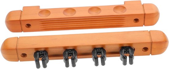 Houten Keuhouder - Biljart Accessoires - Keu Opbergen - Multifunctioneel Ontwerp - 28 cm Lengte - Assorti