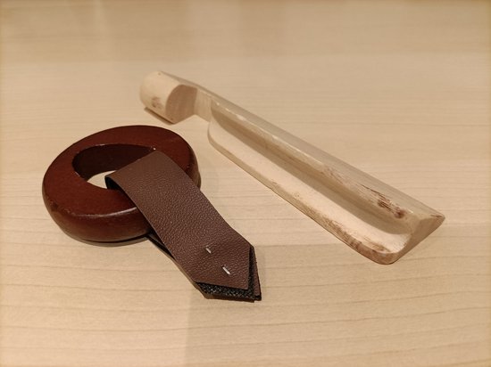 Houten pomeransklem van Ruppert.