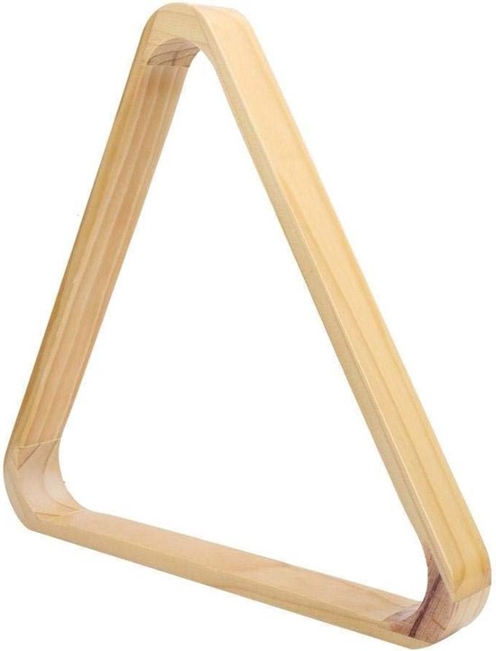 Houten Snooker Ball Rack in Driehoek en Ruitvorm voor Pooltafels - Ideaal voor Snooker en Biljart Accessoires van Merkloos