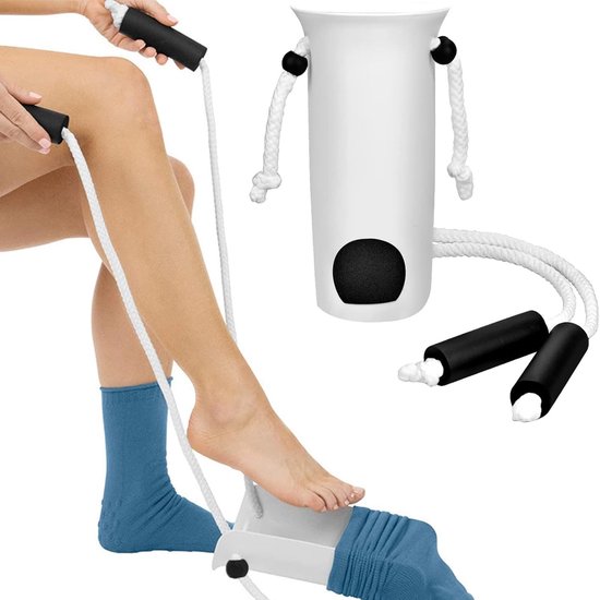 Hulpmiddel voor het aantrekken van sokken voor ouderen, gehandicapten en zwangere vrouwen, sokken aantrekhulp en sokken schuifhulp voor diabetici