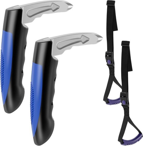 Hulpset voor Senioren: 2-in-1 Deurhulp voor Auto, Draagbare Grip en Steunhandgreep voor Ouderen, Ideaal voor Auto en Noodsituaties