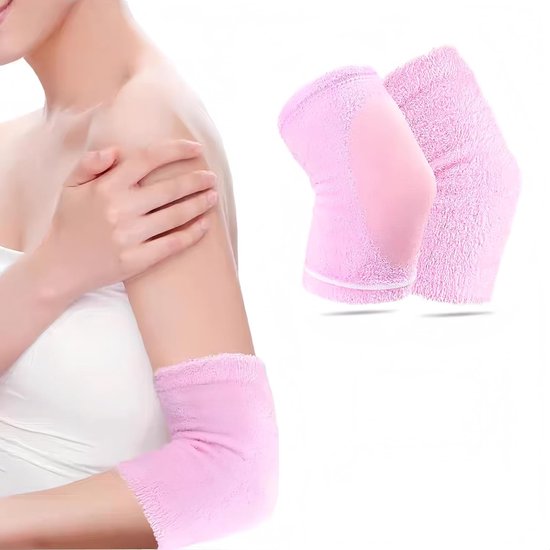 Hydraterende elleboogpads voor sport, ademend en comfortabel, silicone en katoen, ideaal bij epicondylitis en blessures