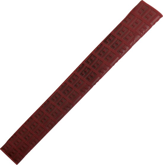 IBS Super Grip velvet Rectangle 30 cm rood van Merkloos