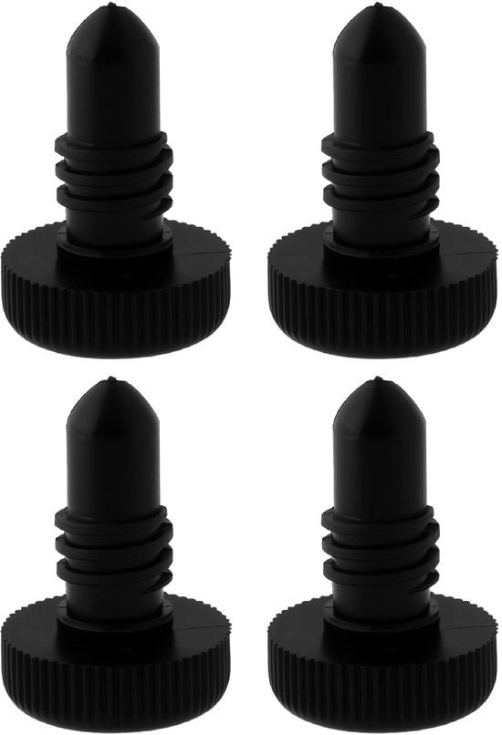 Inovra- Biljart Cue Bottom Cover - 4 Stuks - Compatibel met John Parris/Andy Travis - 8,8 x 20 mm Draad - Geschikt voor Spirolok Joints - Bescherming voor Biljartkeu