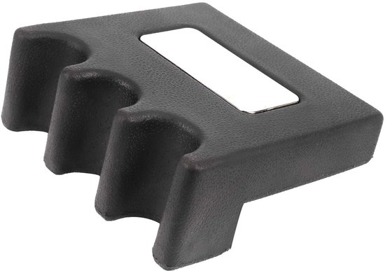 Inovra- Biljartkeu Houder Lichtgewicht - Draagbare Beugel - Hard Plastic - Ondersteuning voor Drie Keuen - Sterk en Duurzaam - Zwart - Biljartkeuhouder