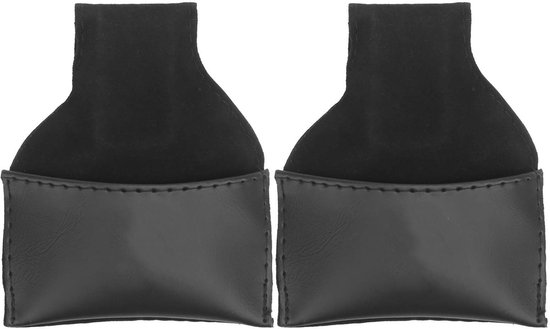 Inovra- Biljartkrijthouder 2-delig - PU-lederen Krijtzakje - Biljartaccessoire - Lichtgewicht - Gemakkelijk mee te nemen - 9.5x11.5cm