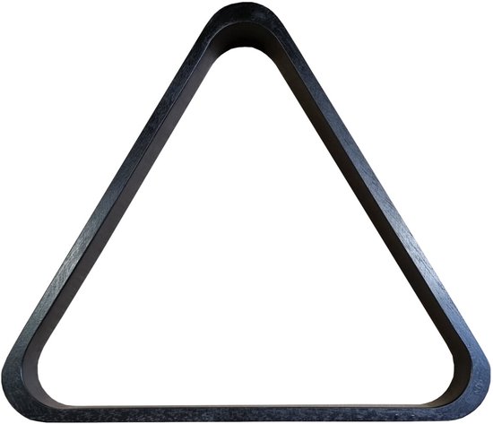 John West Driehoek voor 57 mm Pool Biljartballen Hout Zwart van Merkloos