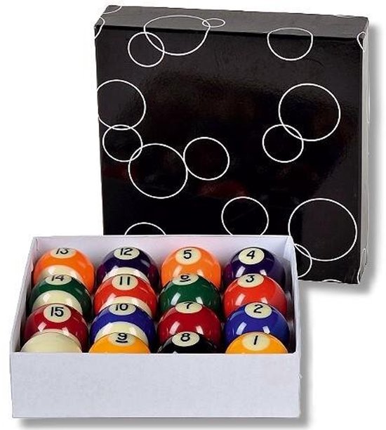 John West Poolbiljartballen 57 mm van Merkloos