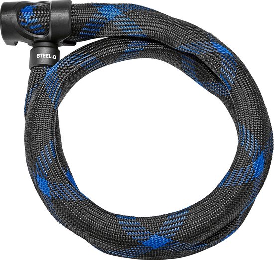 Kabelslot Abus Type 7200 Lengte 110 Centimeter Ivera Steel-O-Flex Zwart+Houder van Merkloos